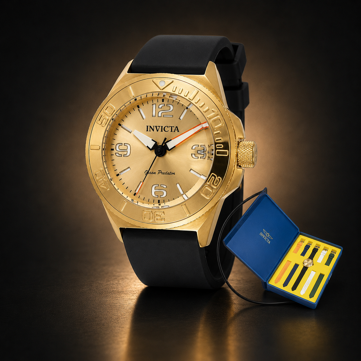 INVICTA OCEAN PREDATOR (Oro Rosa)
