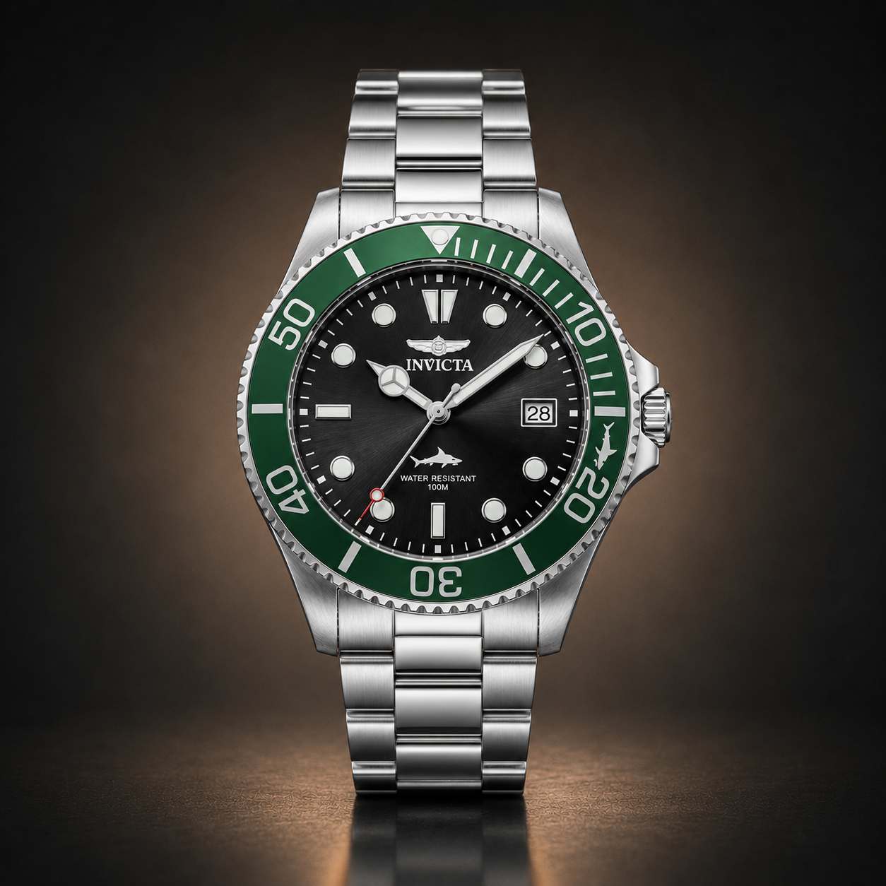 INVICTA PRO DIVER - 42MM (Esfera Negra/Bisel Verde)
