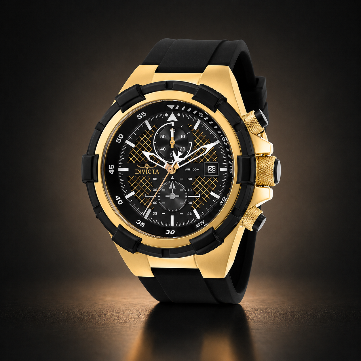 INVICTA AVIATOR - 50.5MM (Acero Esfera Negra)