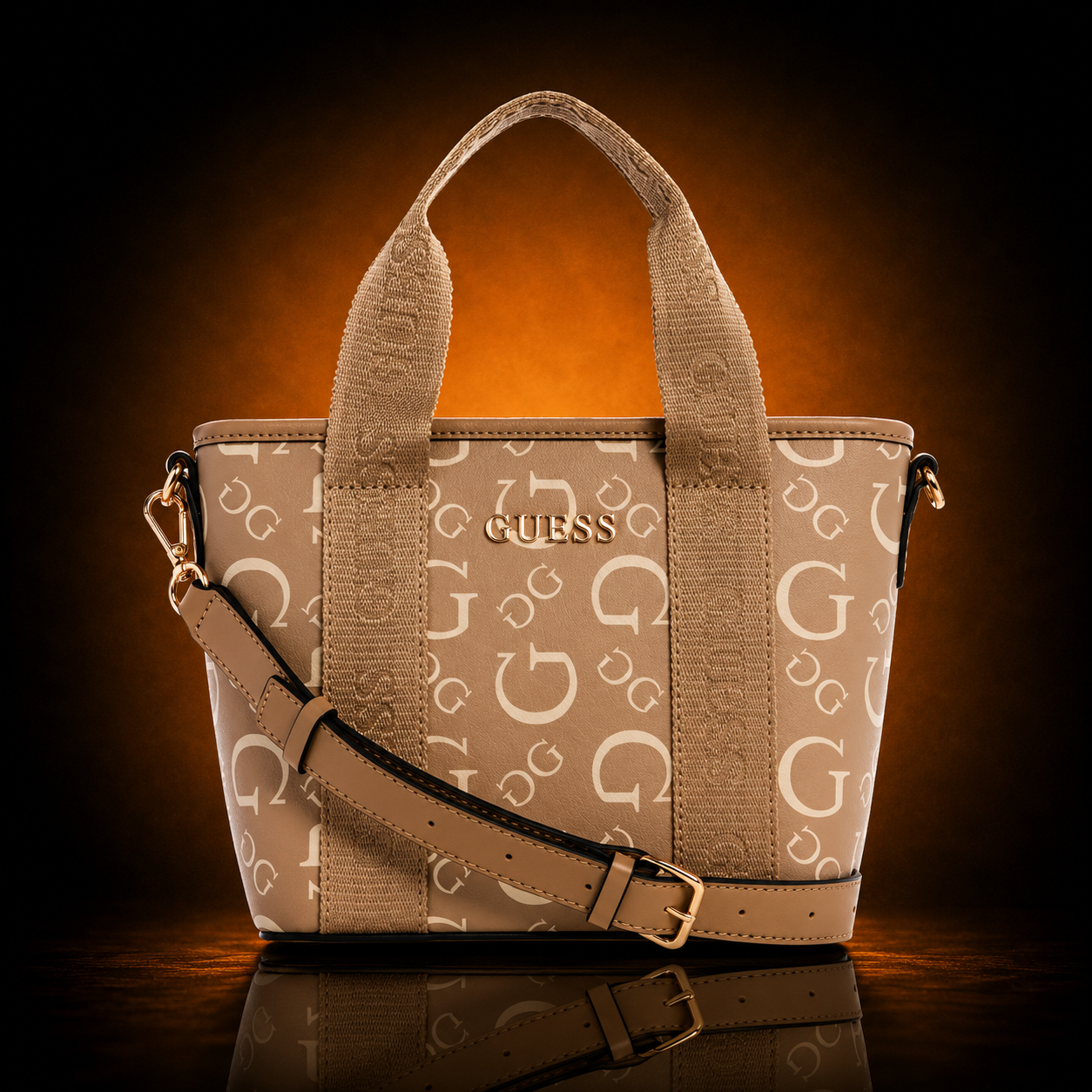 GUESS FACTORY ASTRA ENLARGED - LOGO - MINI TOTE